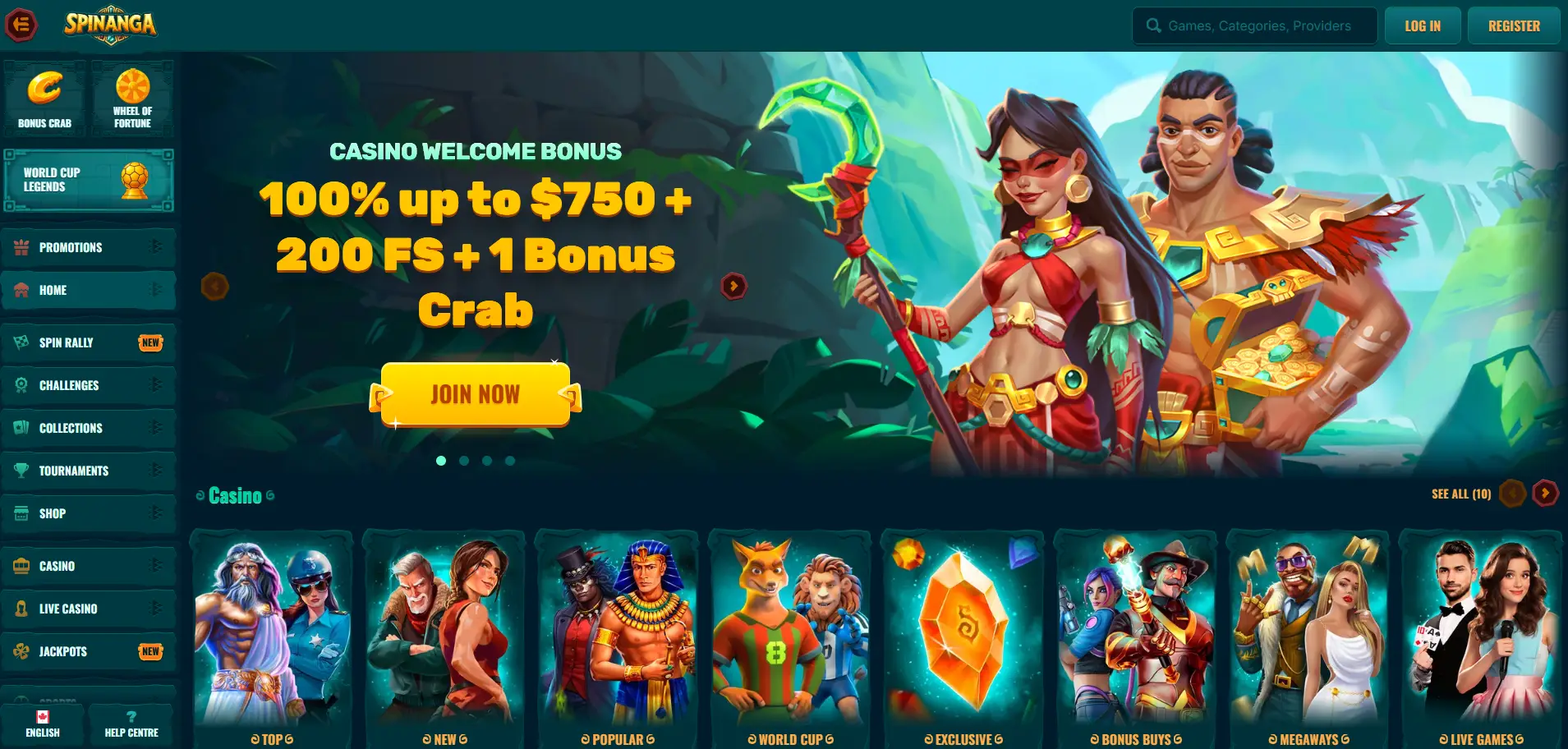Spinania casino